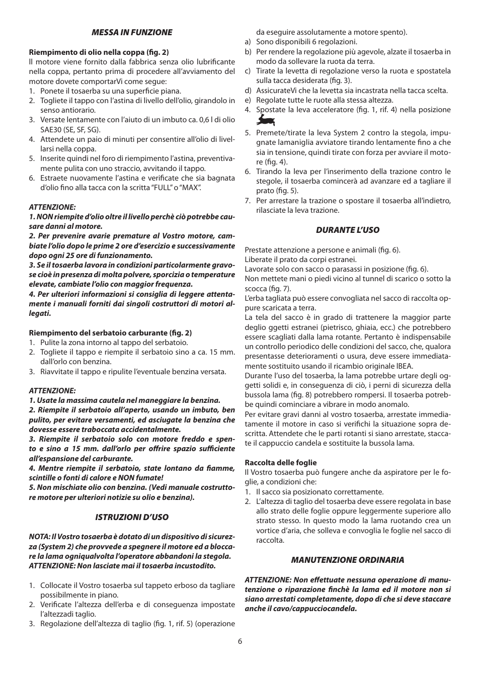 IBEA Classic Series User Manual | Page 6 / 24