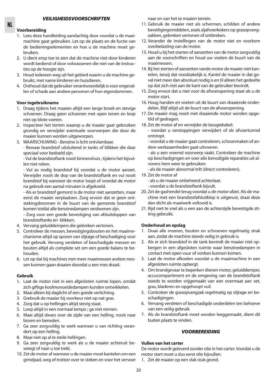IBEA Garden Pro Series User Manual | Page 20 / 24