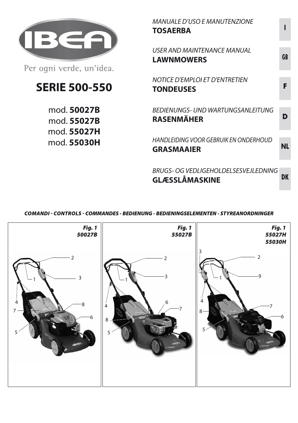 IBEA 500 Series User Manual | 32 pages