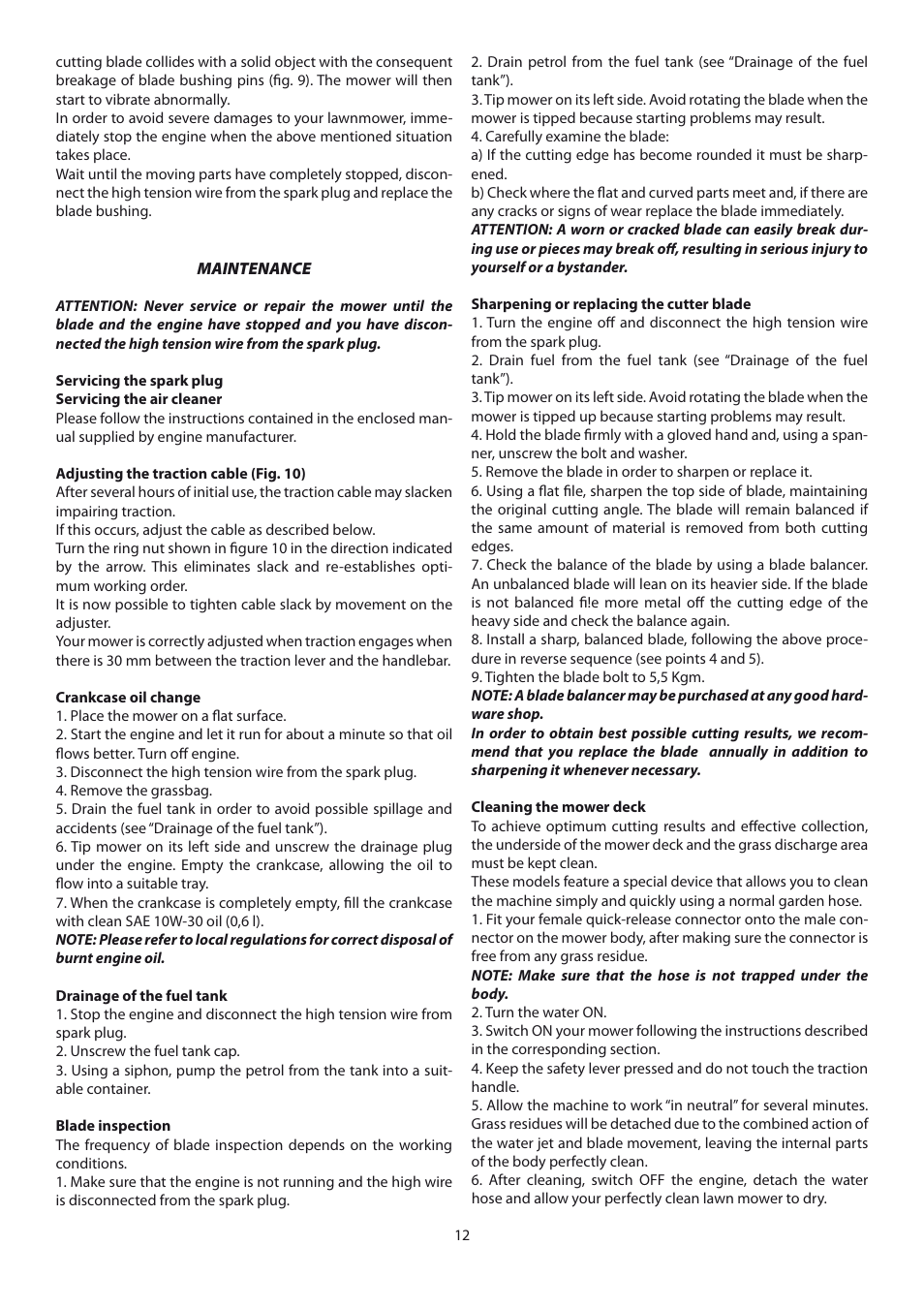 IBEA 500 Series User Manual | Page 12 / 32