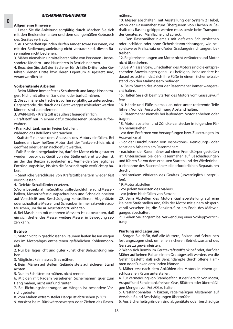 IBEA 500 Series User Manual | Page 18 / 32
