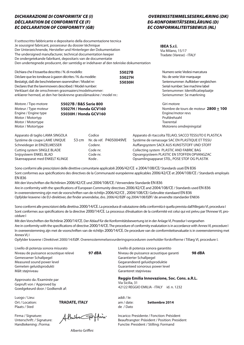 IBEA 500 Series User Manual | Page 31 / 32