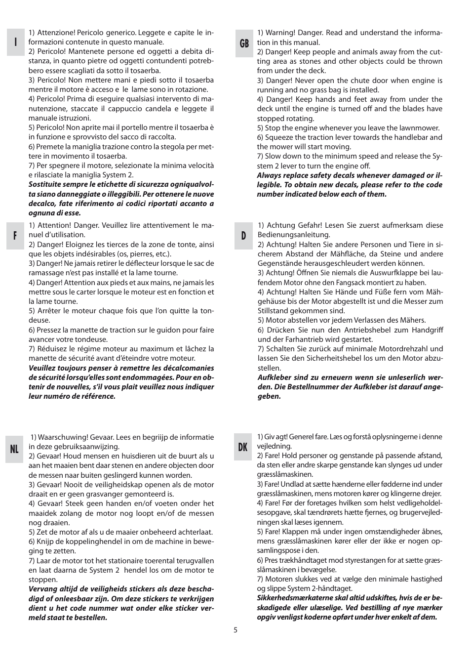 IBEA 500 Series User Manual | Page 5 / 32