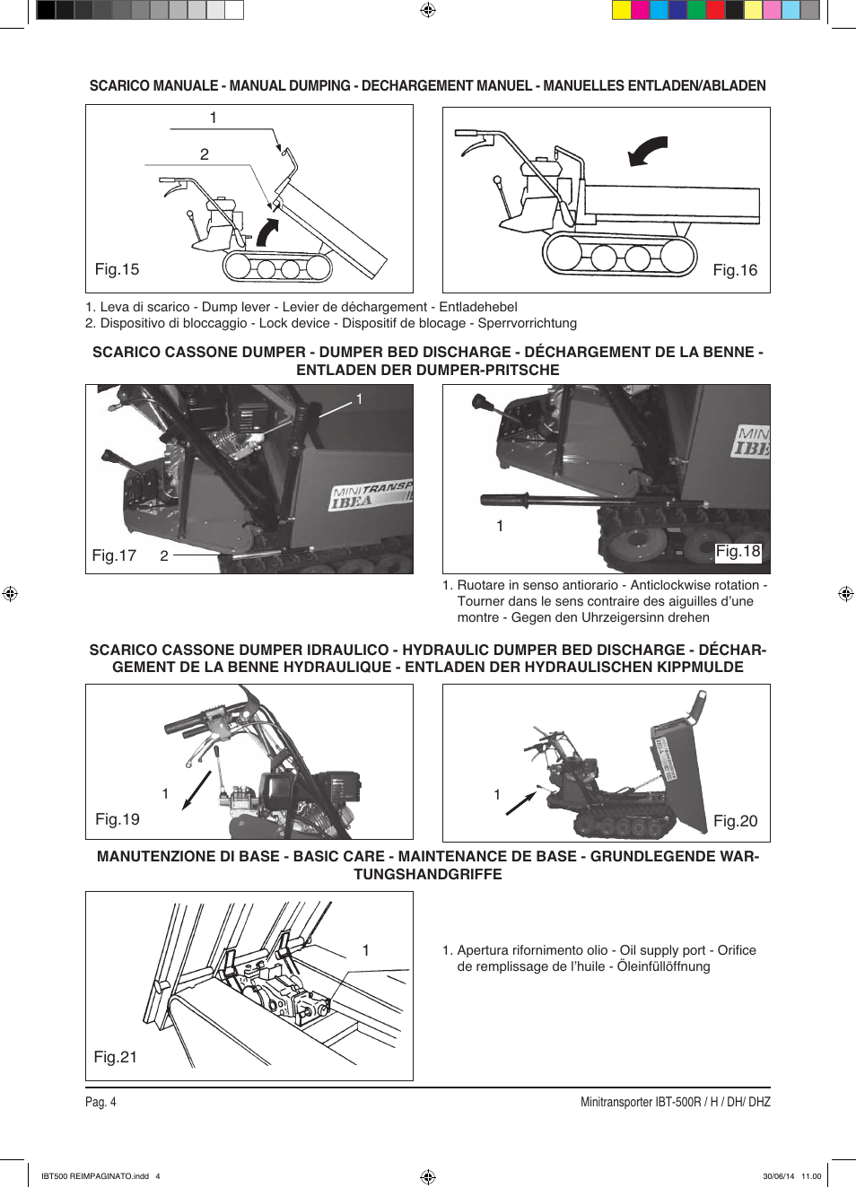 IBEA IBT-500 Series User Manual | Page 4 / 64