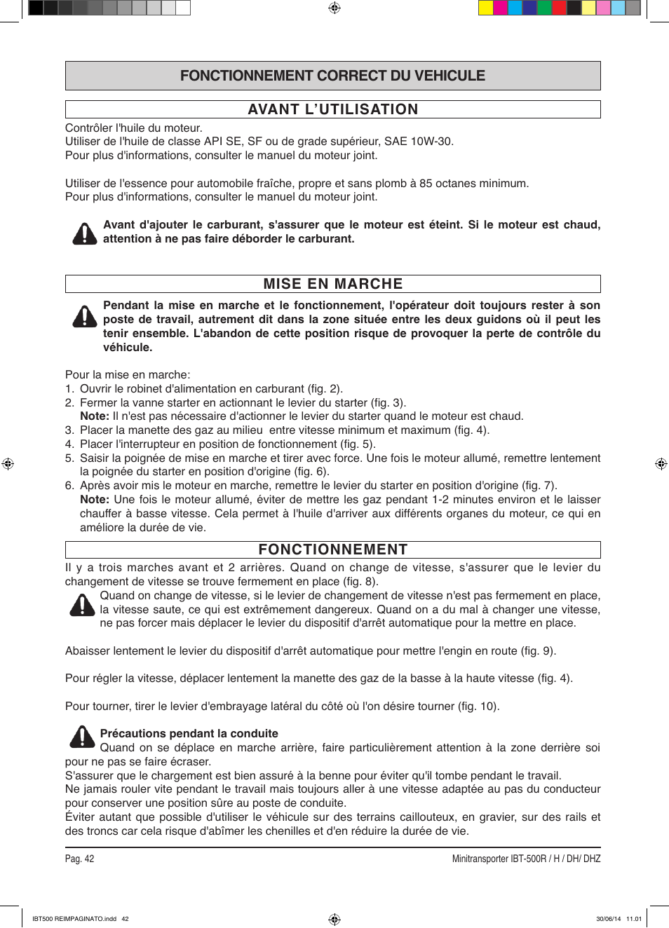 IBEA IBT-500 Series User Manual | Page 42 / 64