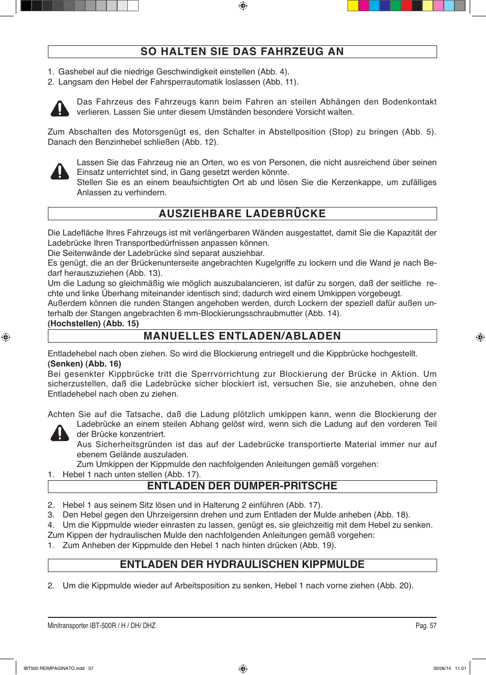 IBEA IBT-500 Series User Manual | Page 57 / 64