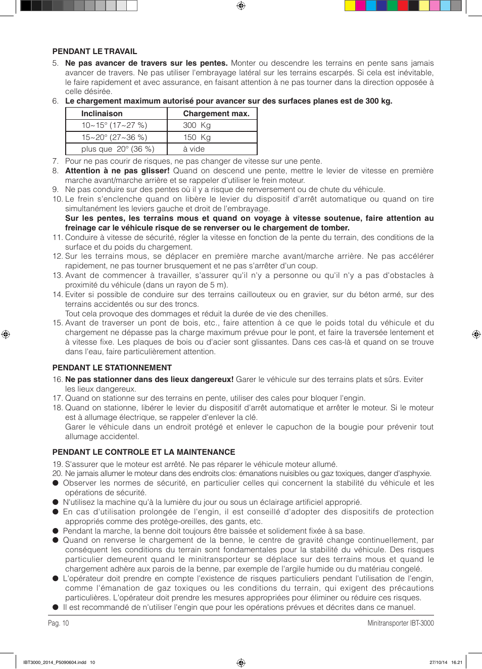 IBEA IBT-3000 Series User Manual | Page 10 / 56