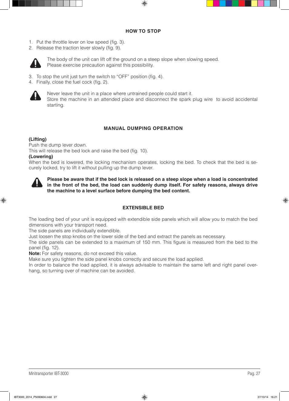 IBEA IBT-3000 Series User Manual | Page 27 / 56