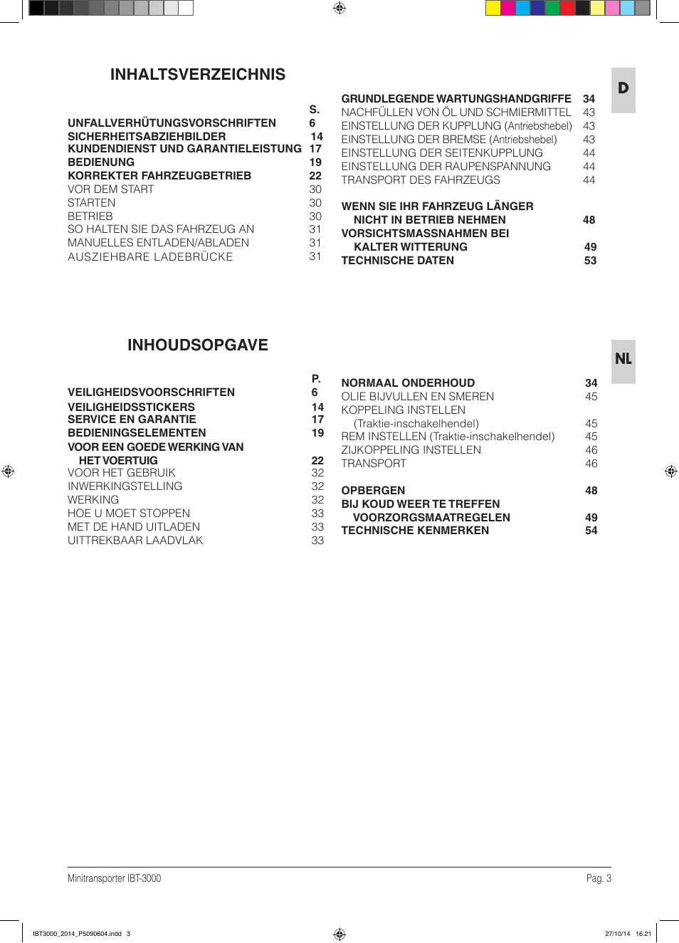 IBEA IBT-3000 Series User Manual | Page 3 / 56