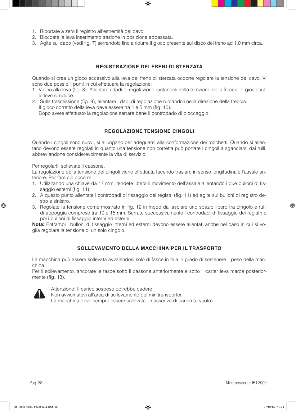 IBEA IBT-3000 Series User Manual | Page 38 / 56