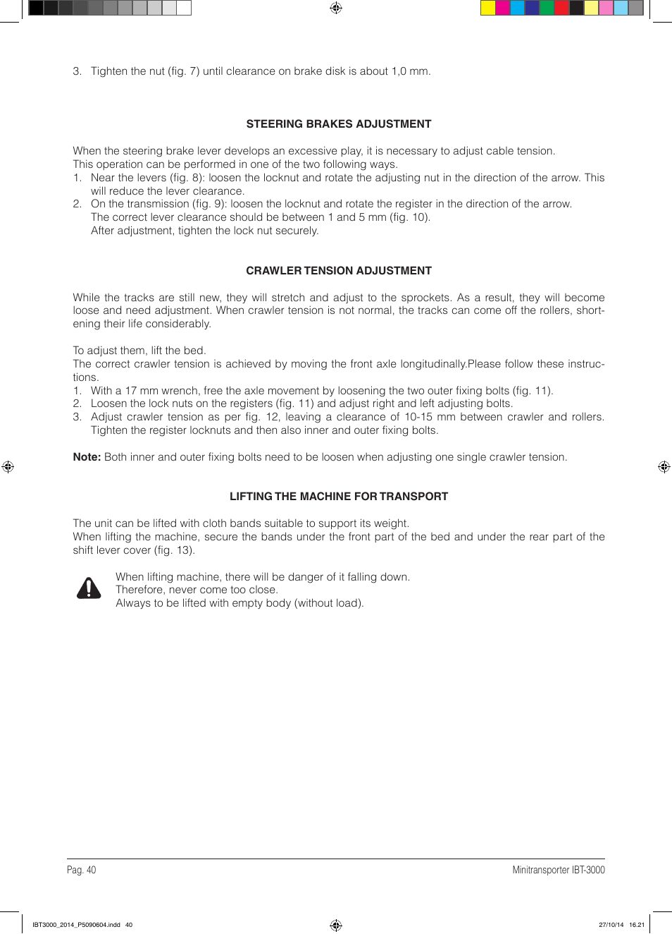 IBEA IBT-3000 Series User Manual | Page 40 / 56