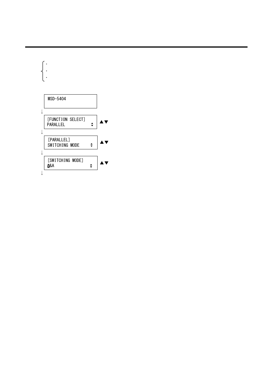 5 switching mode [switching mode, Switching mode, N “ 8.14.5 switching mode | 5 switching mode | IDK MSD-54 Series User Manual | Page 204 / 269