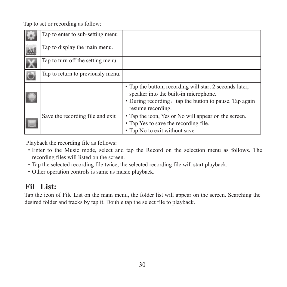 List | Craig CMP621F User Manual | Page 31 / 35