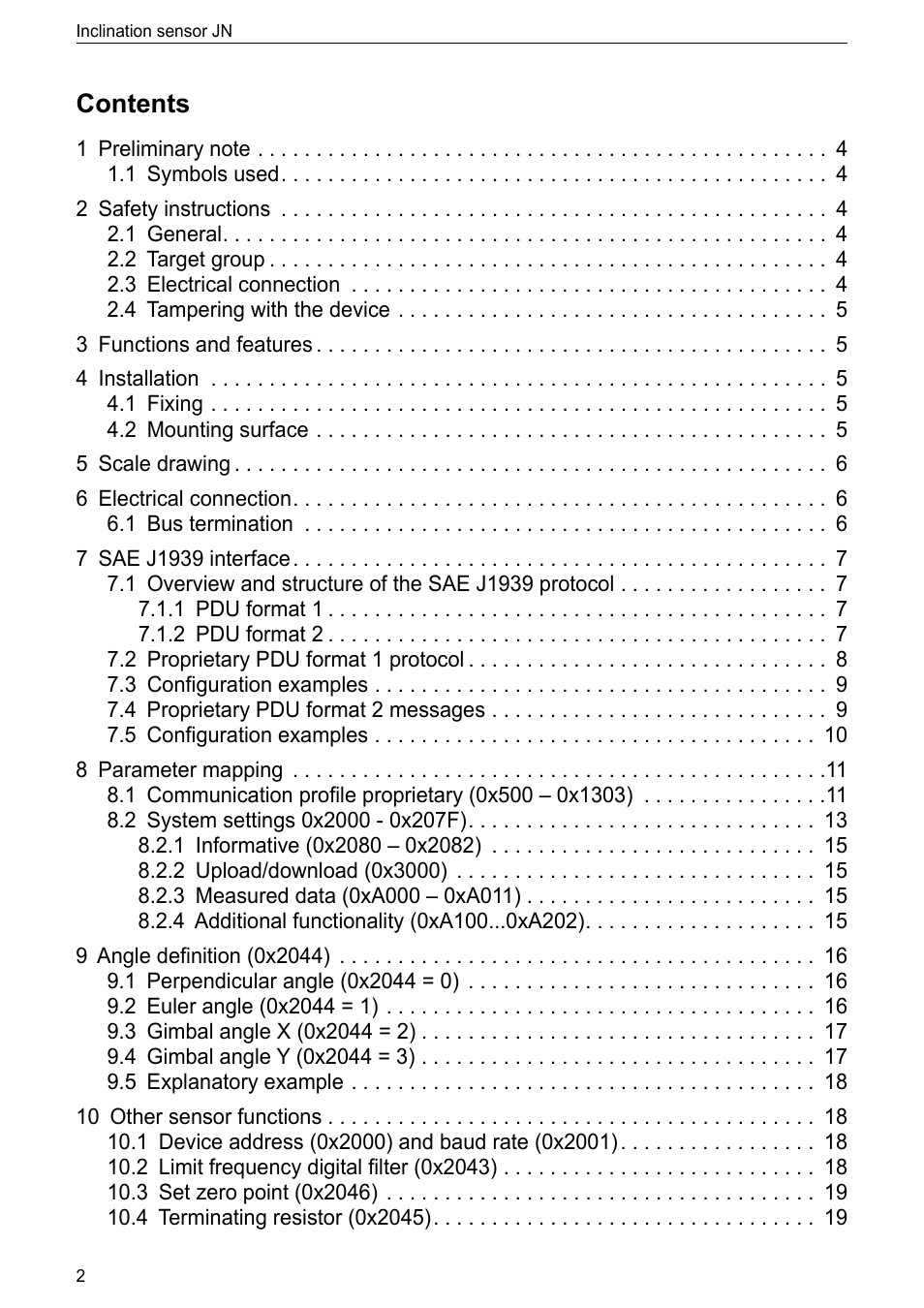 ifm electronic JN2300 User Manual | Page 2 / 23