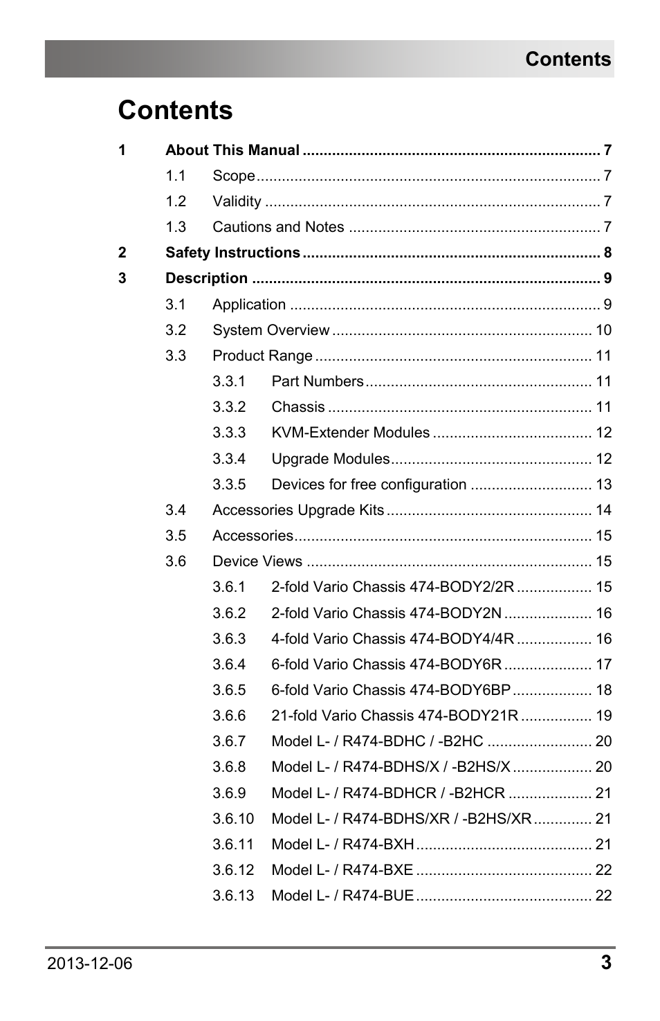 IHSE USA 482 Series Draco vario Dual- Head User Manual | Page 3 / 83