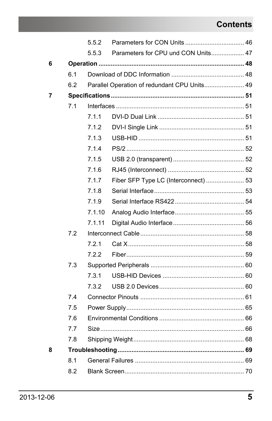 IHSE USA 482 Series Draco vario Dual- Head User Manual | Page 5 / 83