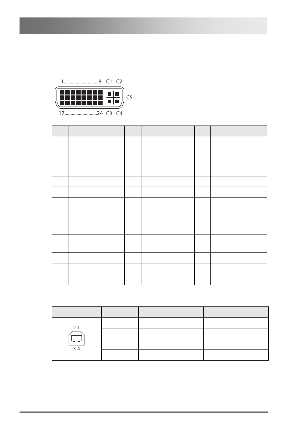 4 connector pinouts, Specifications | IHSE USA 473 Series DSXi KVM Extender User Manual | Page 33 / 45