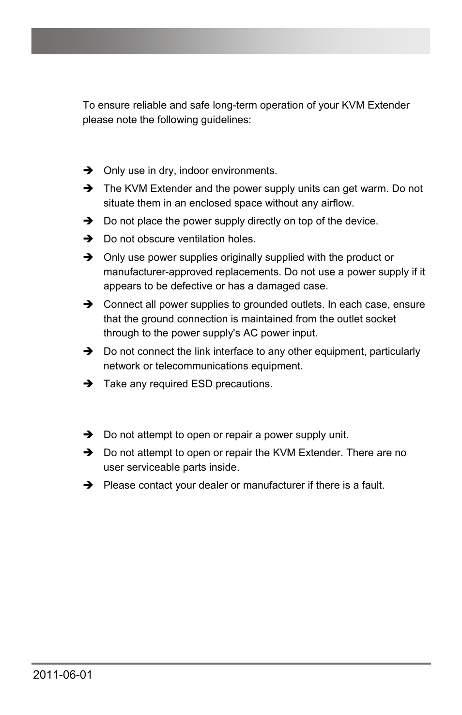 2 safety instructions, 2 safety, Instructions | Safety instructions | IHSE USA 472 Series DXXi KVM Extender User Manual | Page 7 / 60