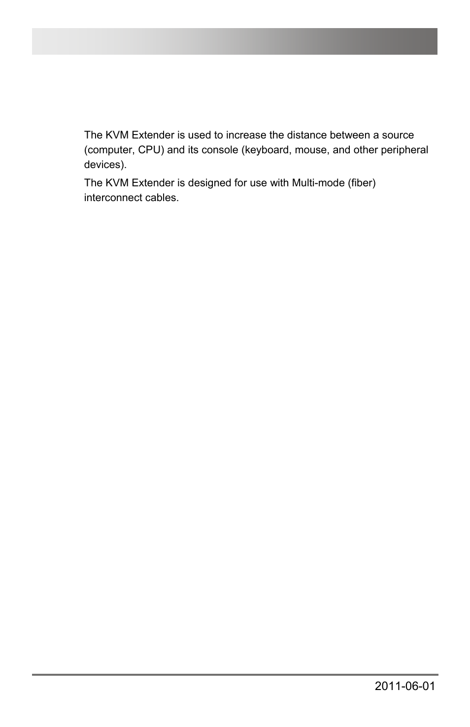 3 description, 1 application, Dxxi kvm extender 8 | IHSE USA 472 Series DXXi KVM Extender User Manual | Page 8 / 60