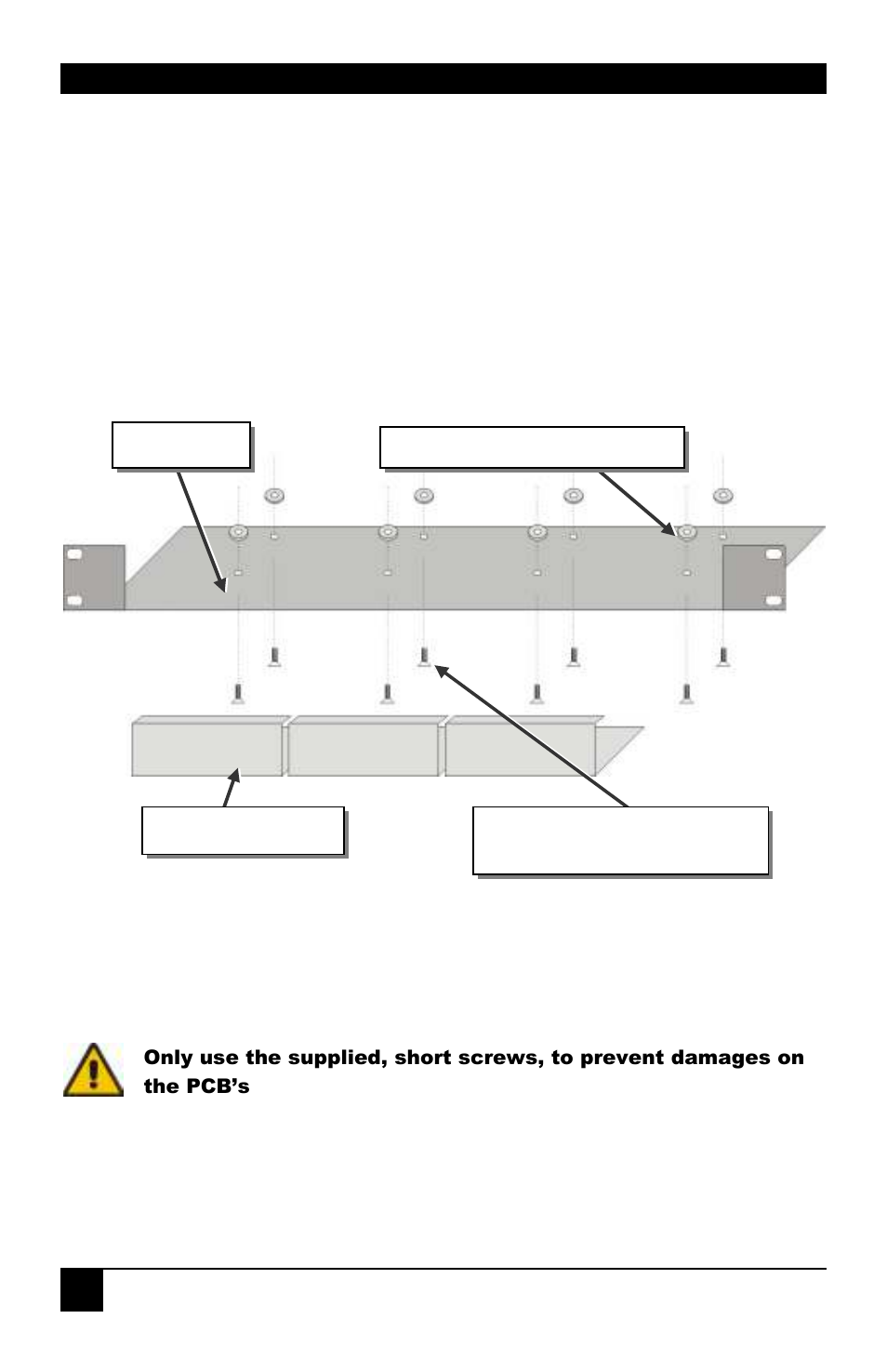 Dvxi/et-xx kvm-extender, Mounting instruction rackmount-kit 455-8g, Mounting instruction | IHSE USA 461 Series DVXi/ET KVM Extender User Manual | Page 44 / 60