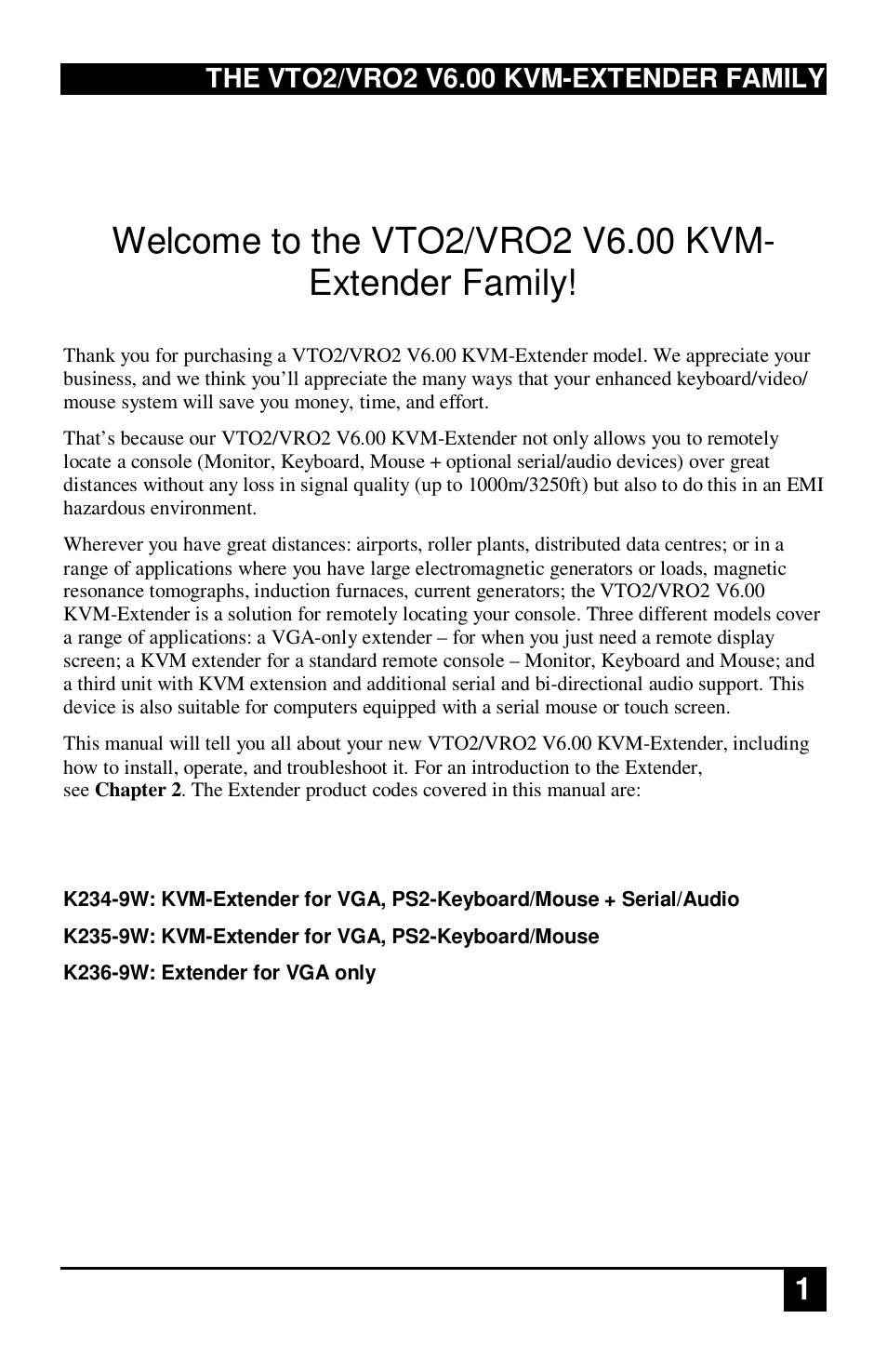 IHSE USA 234 Series VTO2/VRO2 KVM-Extender User Manual | 48 pages