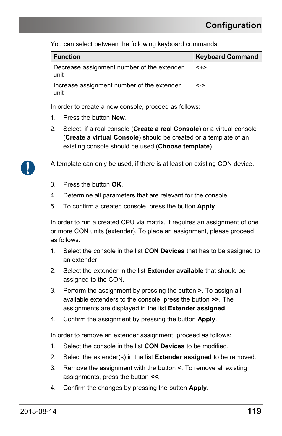 Configuration | IHSE USA 480 Series Draco tera enterprise User Manual | Page 119 / 209