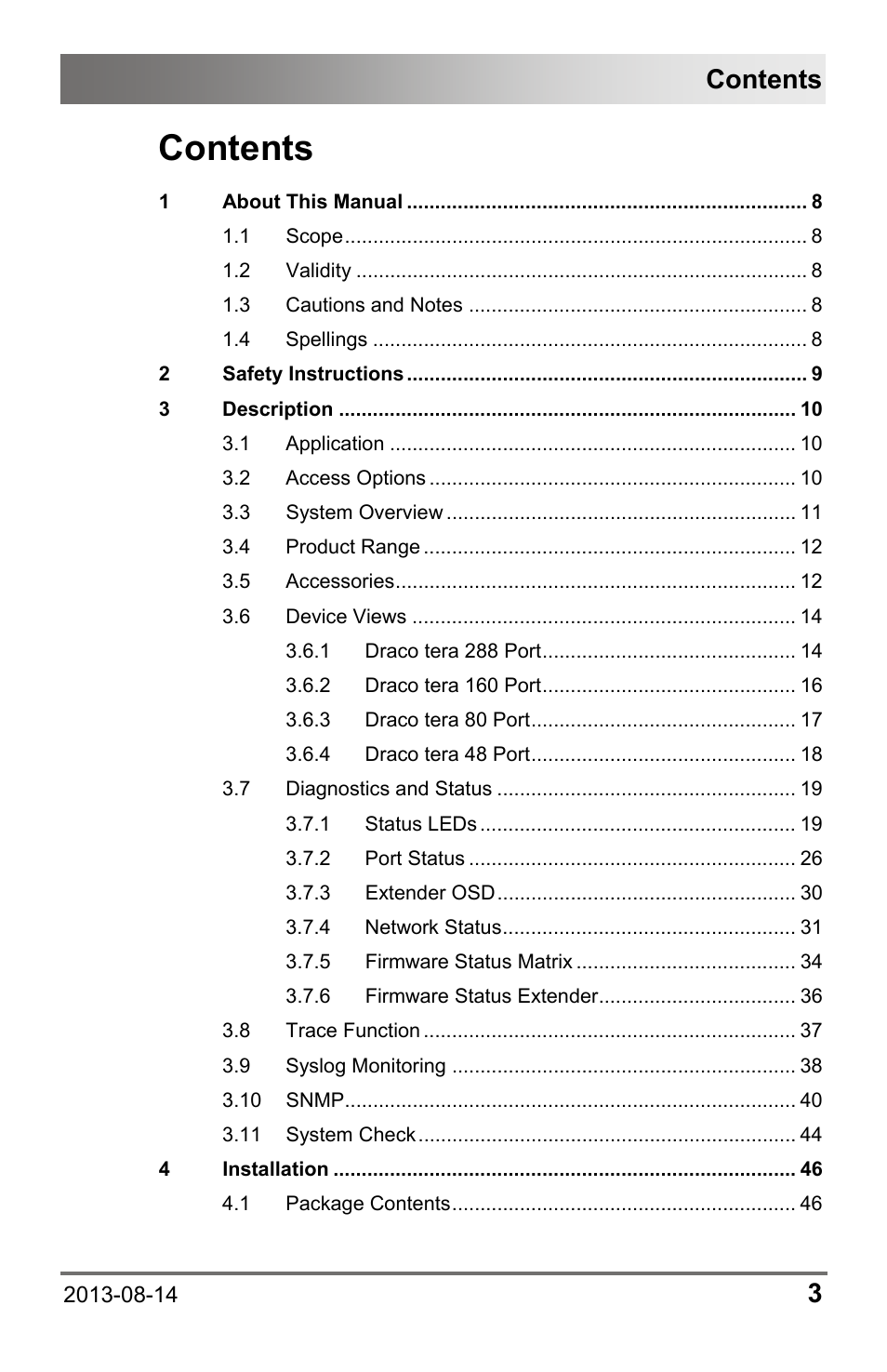 IHSE USA 480 Series Draco tera enterprise User Manual | Page 3 / 209