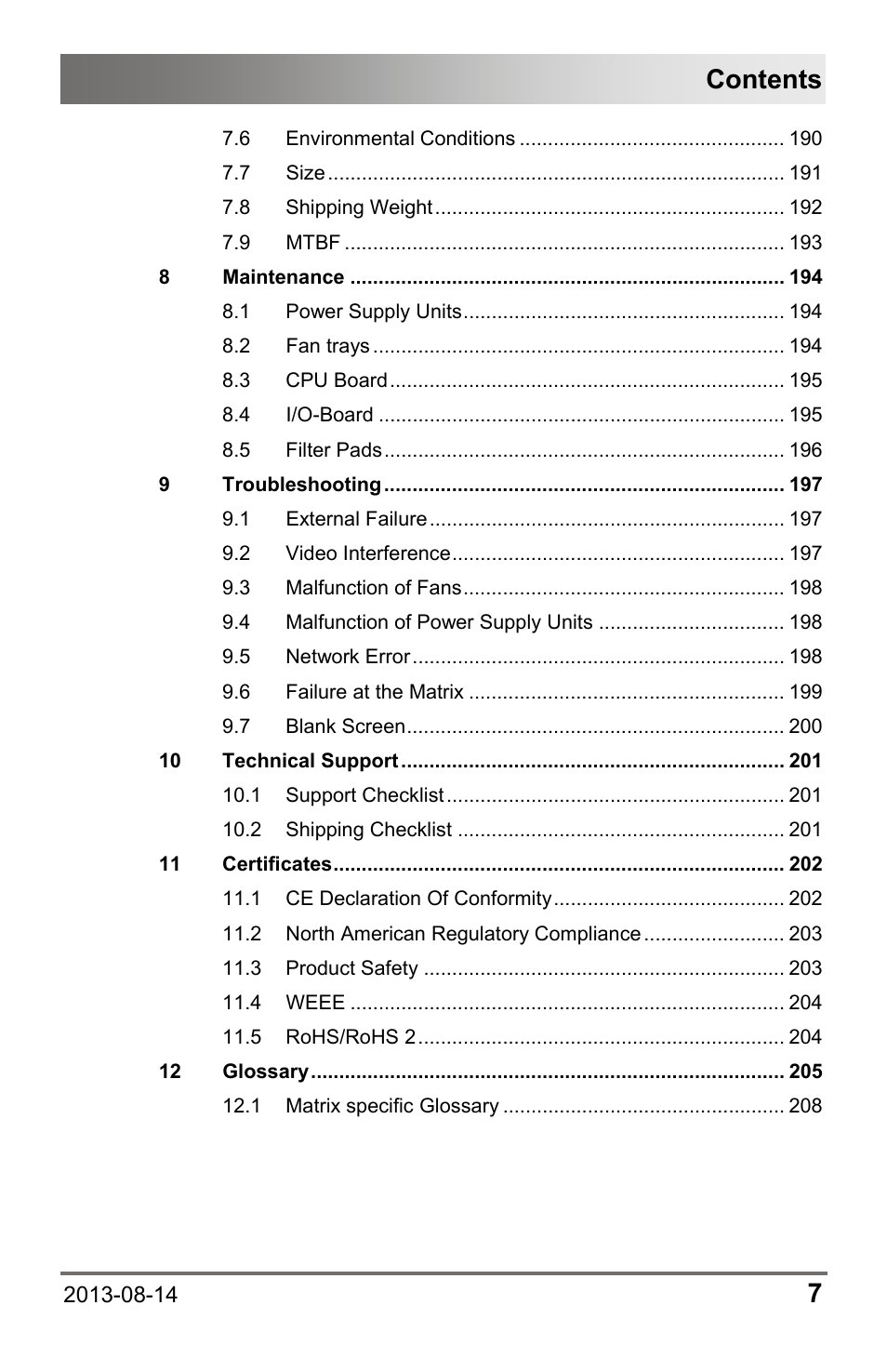 IHSE USA 480 Series Draco tera enterprise User Manual | Page 7 / 209