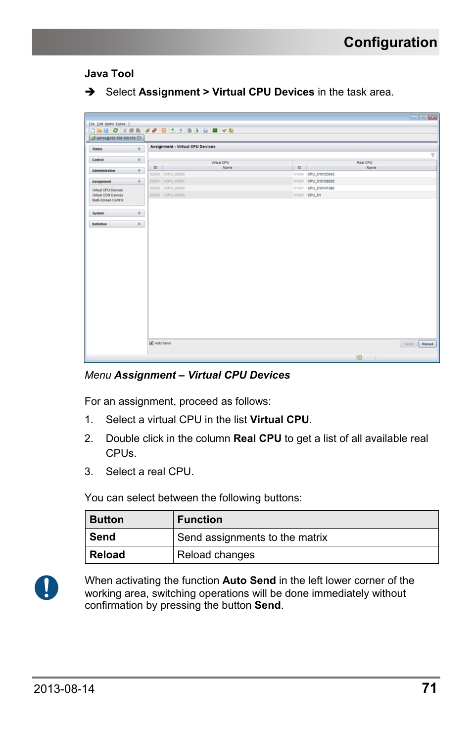 Configuration | IHSE USA 480 Series Draco tera enterprise User Manual | Page 71 / 209