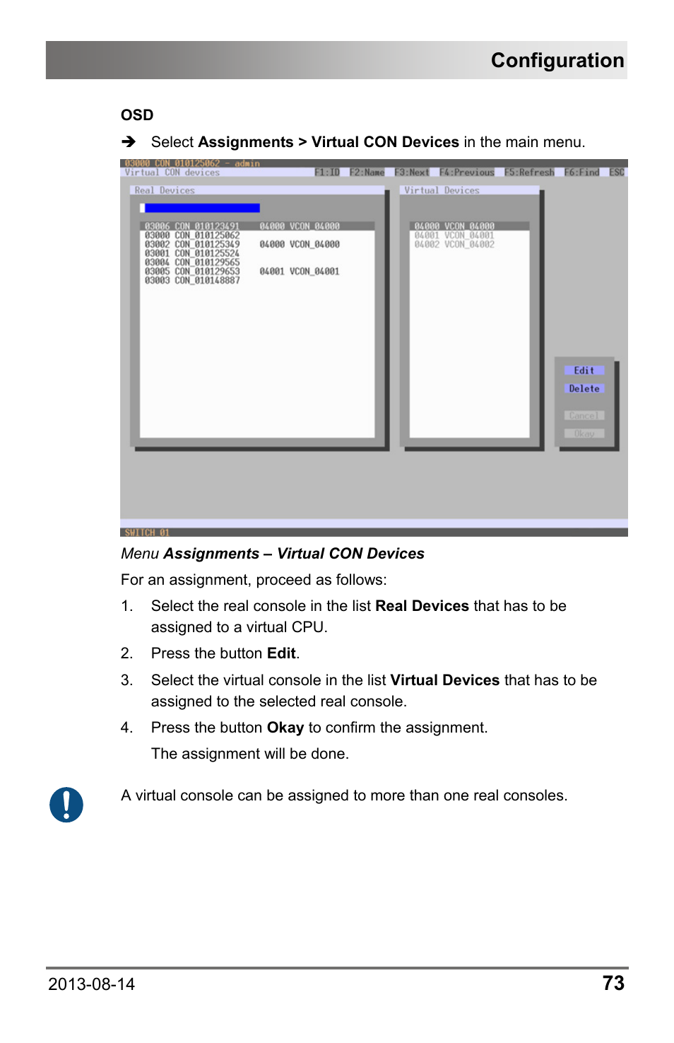 Configuration | IHSE USA 480 Series Draco tera enterprise User Manual | Page 73 / 209