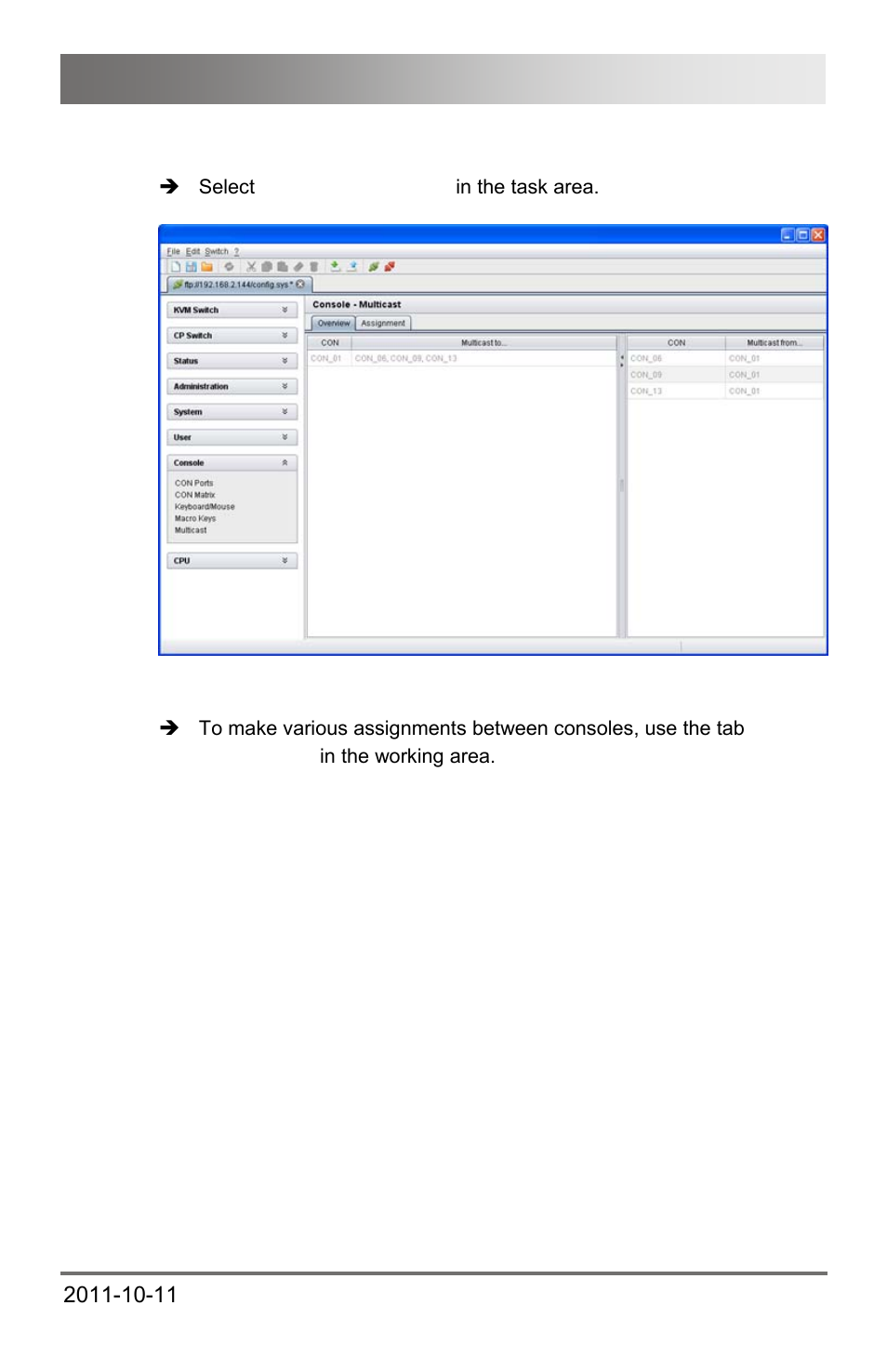 Configuration | IHSE USA 474 Series Draco major User Manual | Page 105 / 167