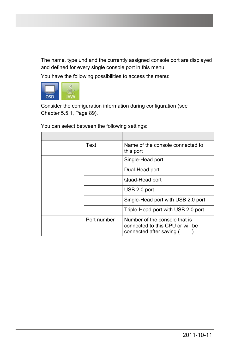 6 cpu settings, 1 cpu ports, 6 cpu | Settings, 1 cpu, Ports, Draco major 106 | IHSE USA 474 Series Draco major User Manual | Page 106 / 167