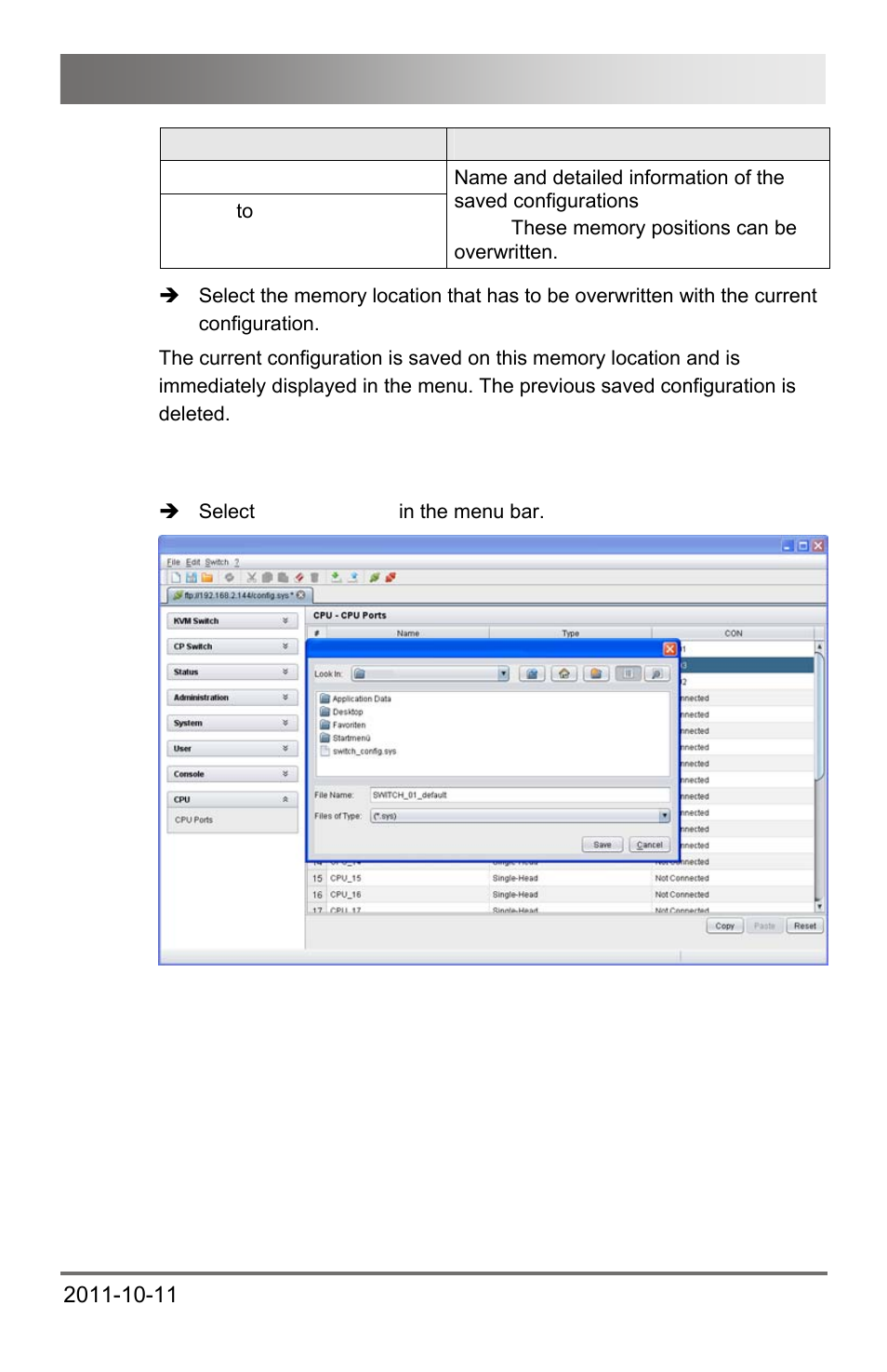 Configuration | IHSE USA 474 Series Draco major User Manual | Page 111 / 167