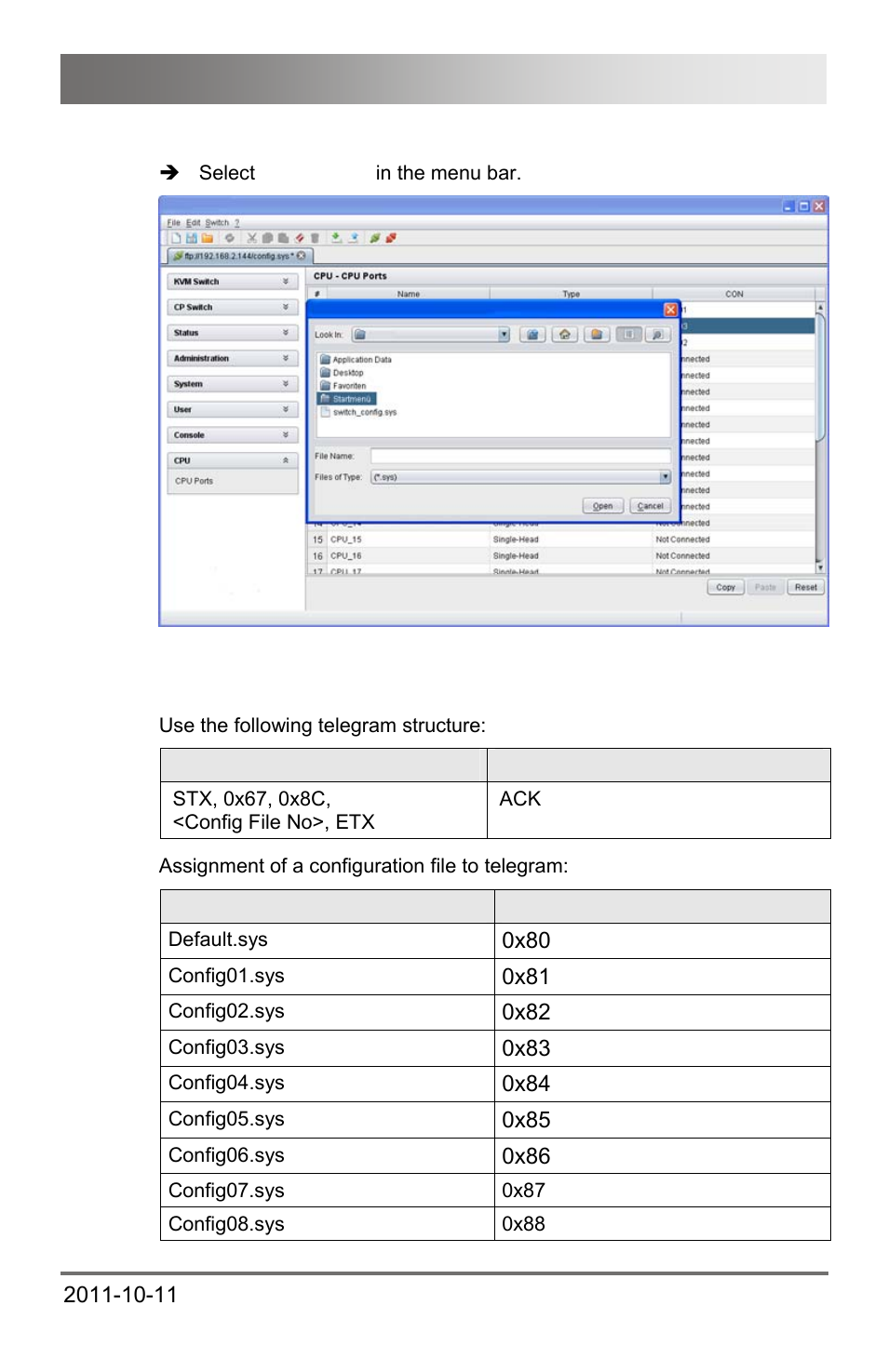Configuration | IHSE USA 474 Series Draco major User Manual | Page 115 / 167