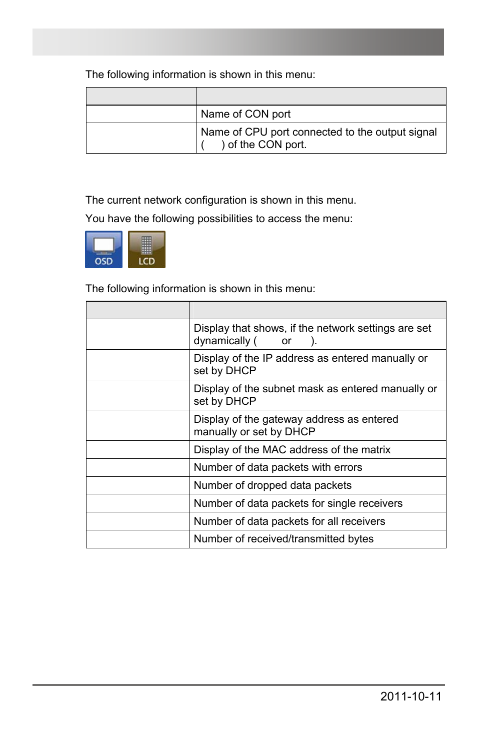 4 network status, Draco major 24 | IHSE USA 474 Series Draco major User Manual | Page 24 / 167