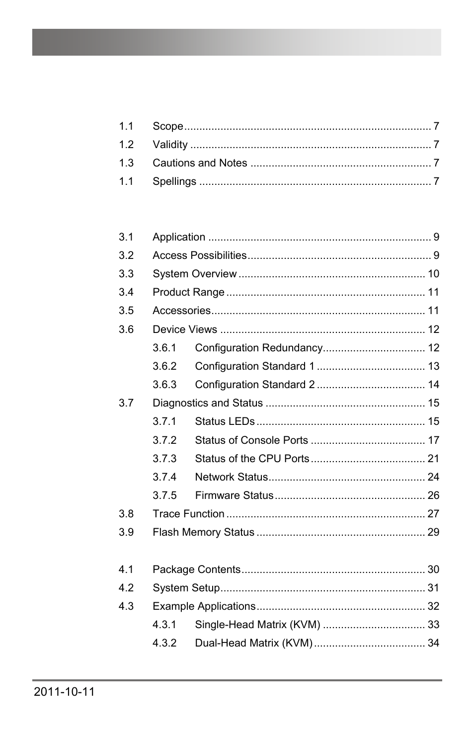 IHSE USA 474 Series Draco major User Manual | Page 3 / 167