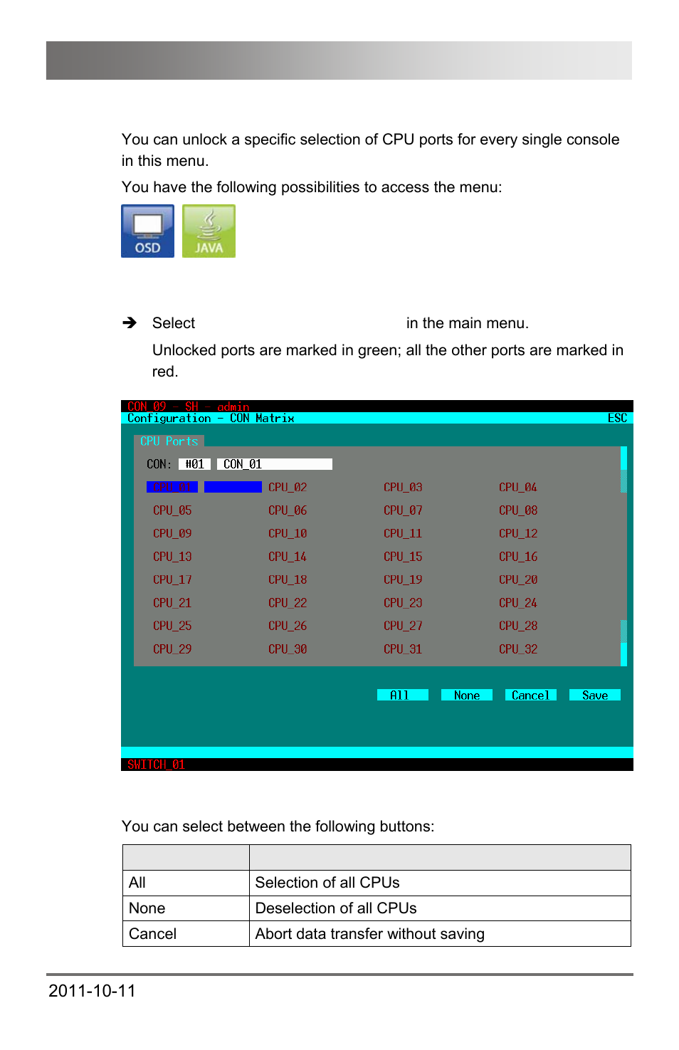 2 console matrix (con matrix), 2 console, Matrix (con matrix) | Configuration | IHSE USA 474 Series Draco major User Manual | Page 93 / 167