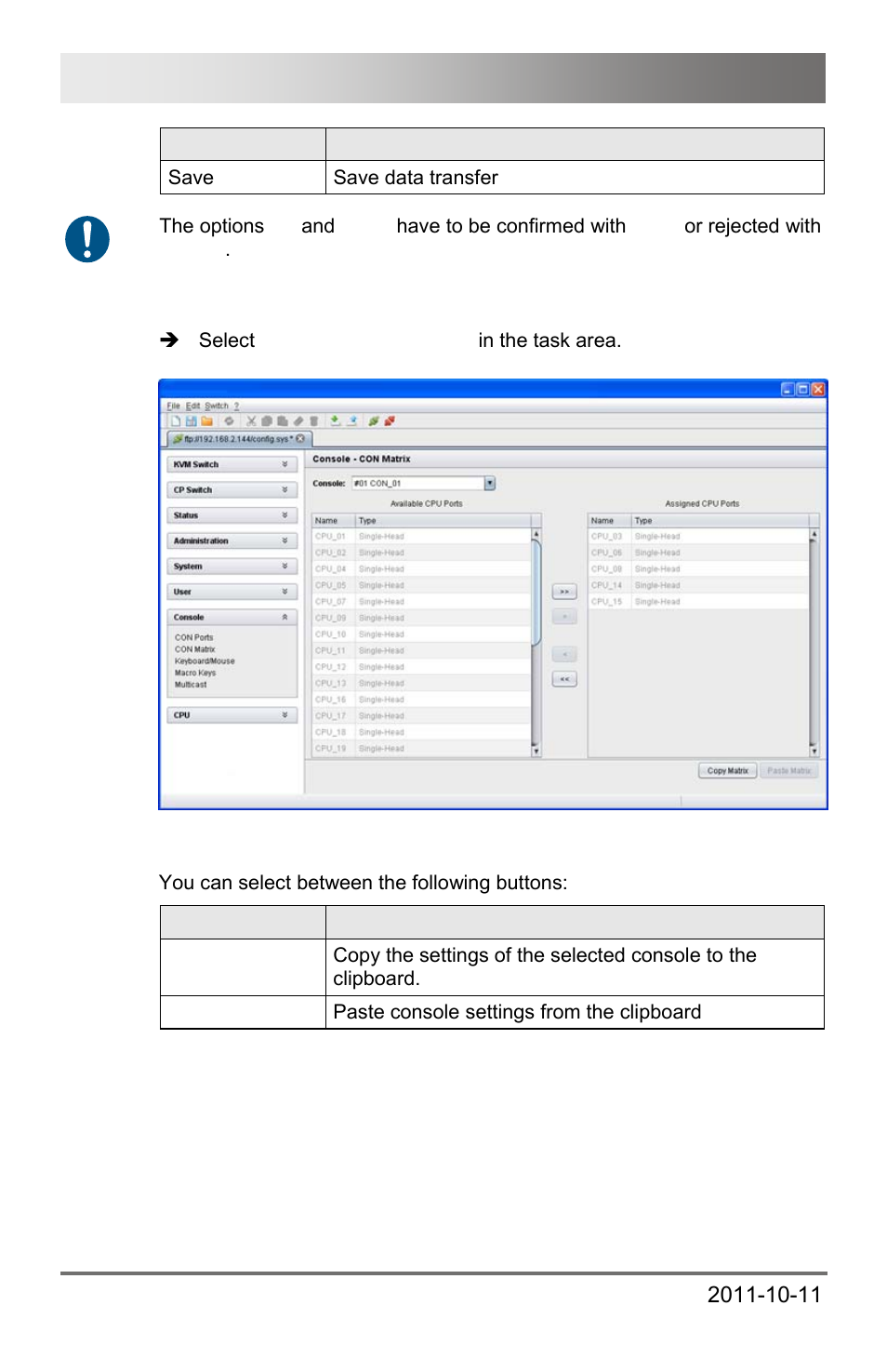 Draco major 94 | IHSE USA 474 Series Draco major User Manual | Page 94 / 167