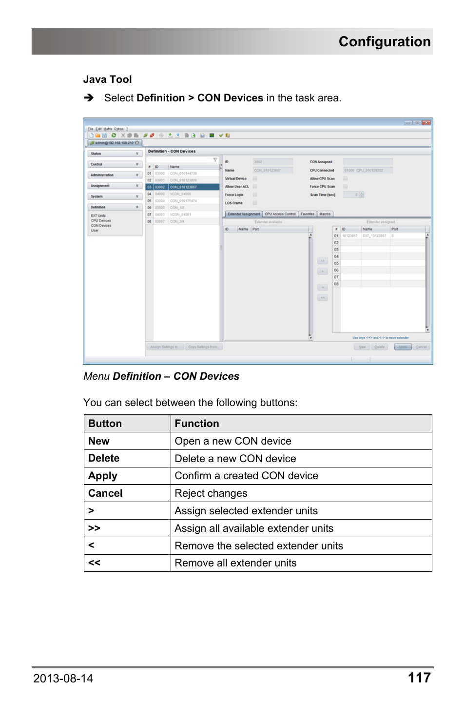 Configuration | IHSE USA 480c Series Draco tera compact User Manual | Page 117 / 199