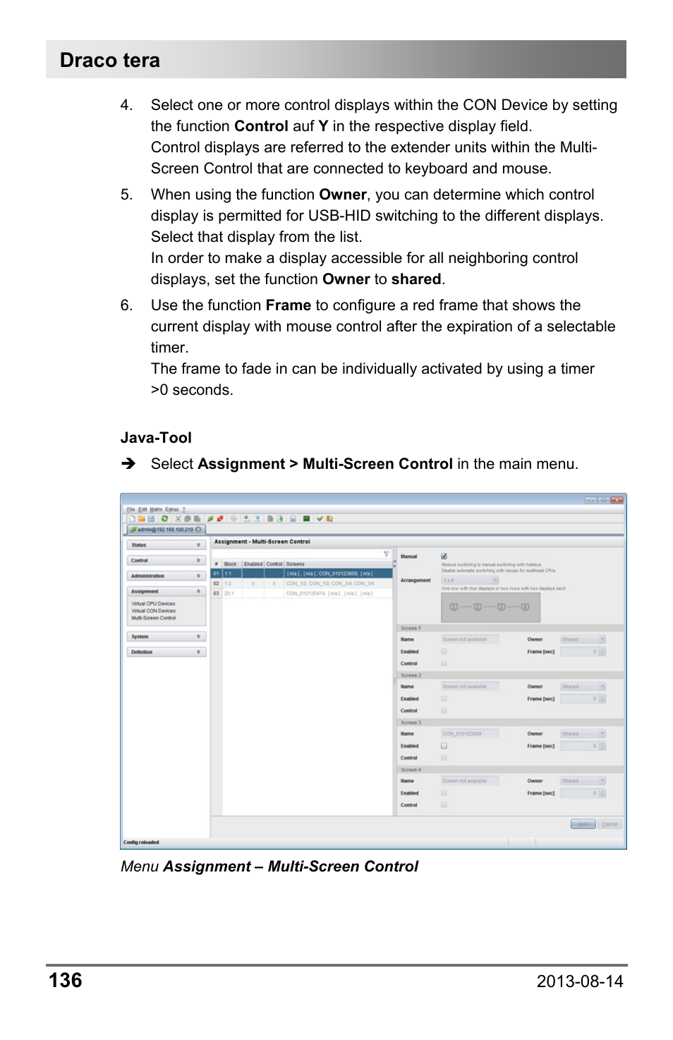 Draco tera 136 | IHSE USA 480c Series Draco tera compact User Manual | Page 136 / 199