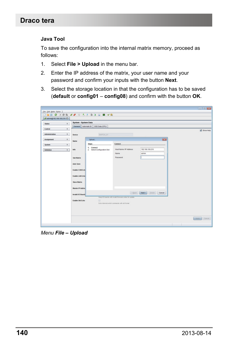 Draco tera 140 | IHSE USA 480c Series Draco tera compact User Manual | Page 140 / 199