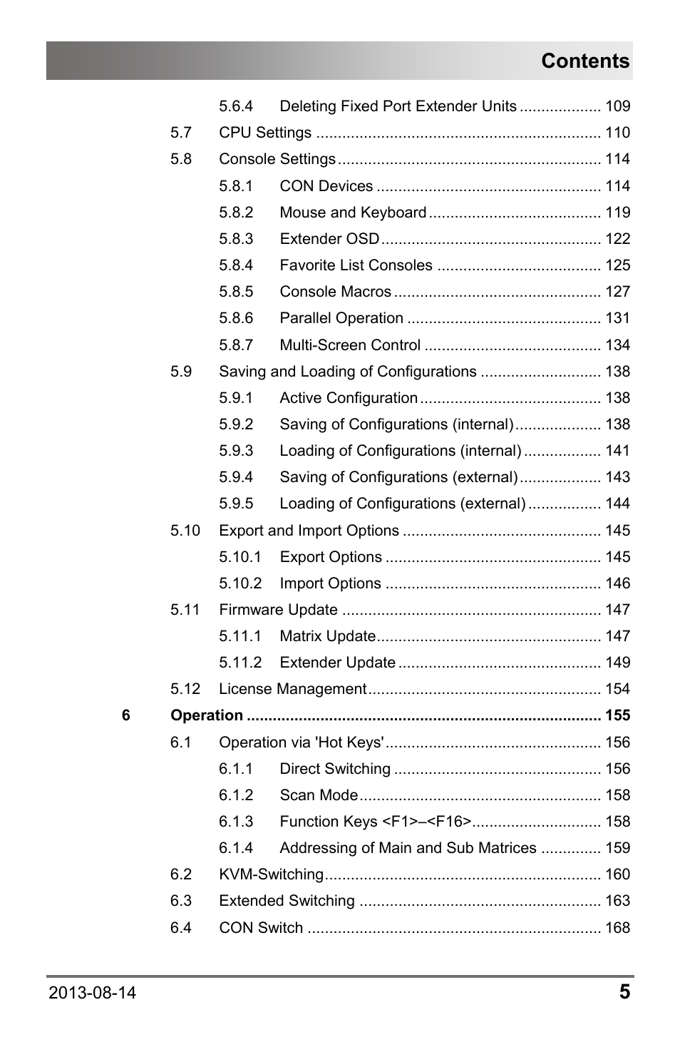 IHSE USA 480c Series Draco tera compact User Manual | Page 5 / 199