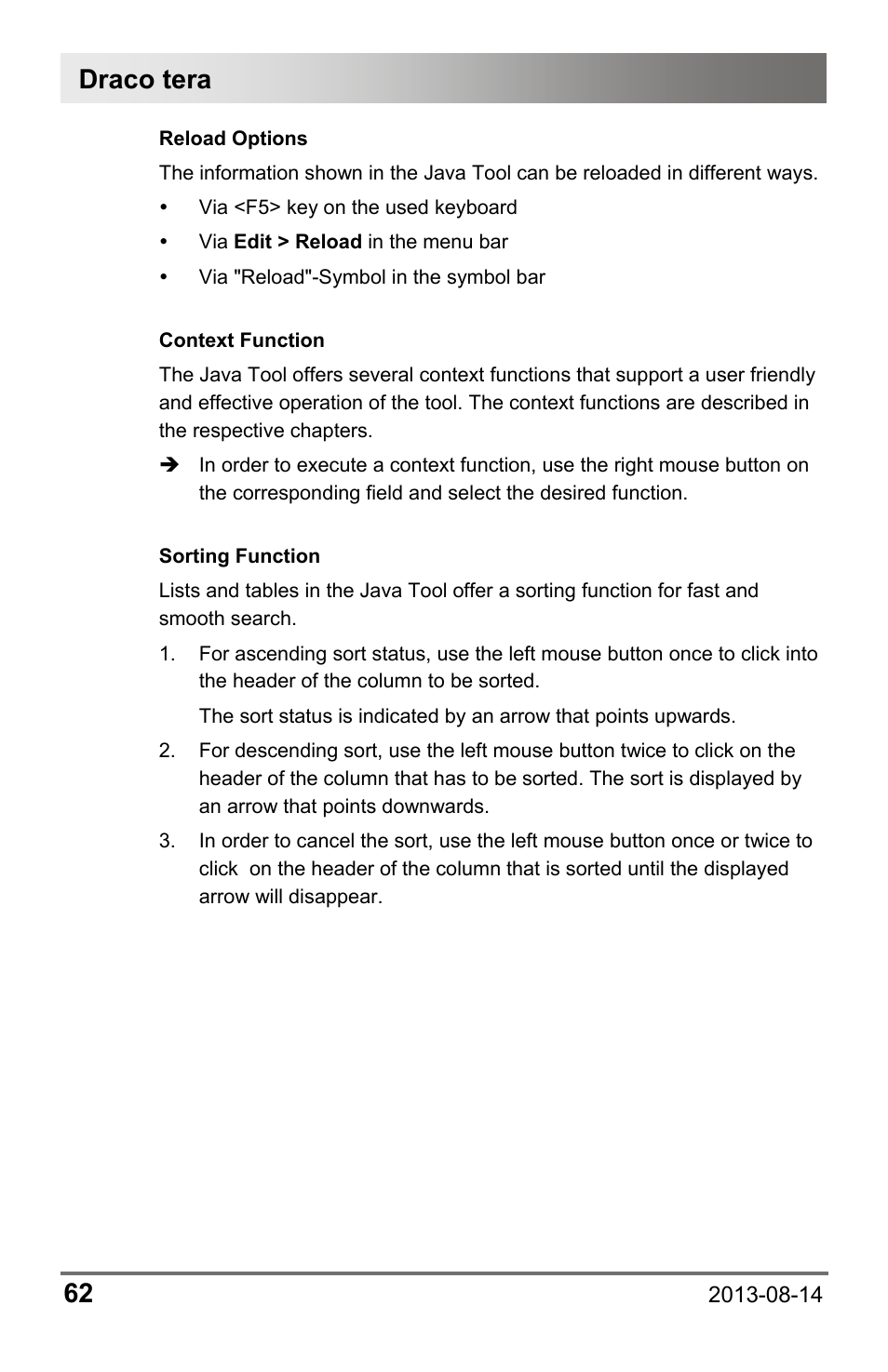 Draco tera 62 | IHSE USA 480c Series Draco tera compact User Manual | Page 62 / 199