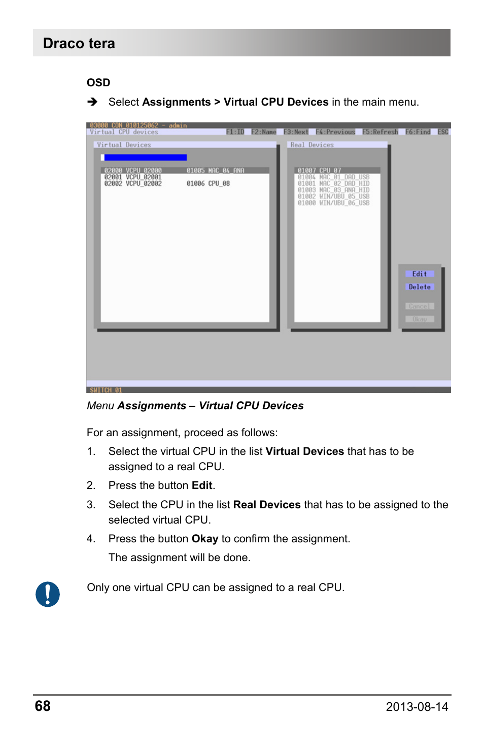 Draco tera 68 | IHSE USA 480c Series Draco tera compact User Manual | Page 68 / 199