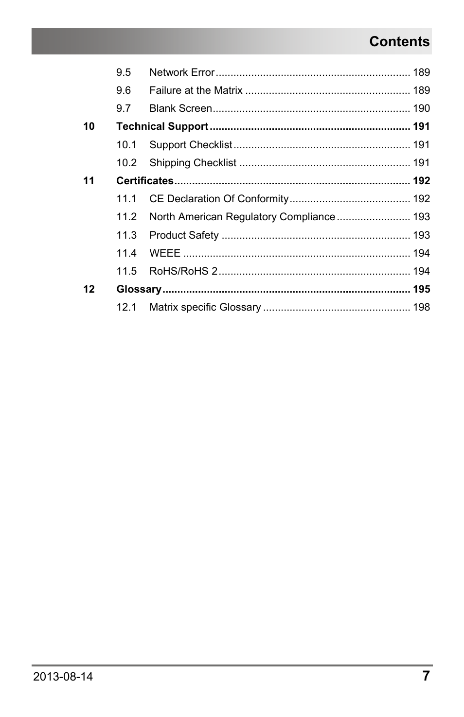 IHSE USA 480c Series Draco tera compact User Manual | Page 7 / 199