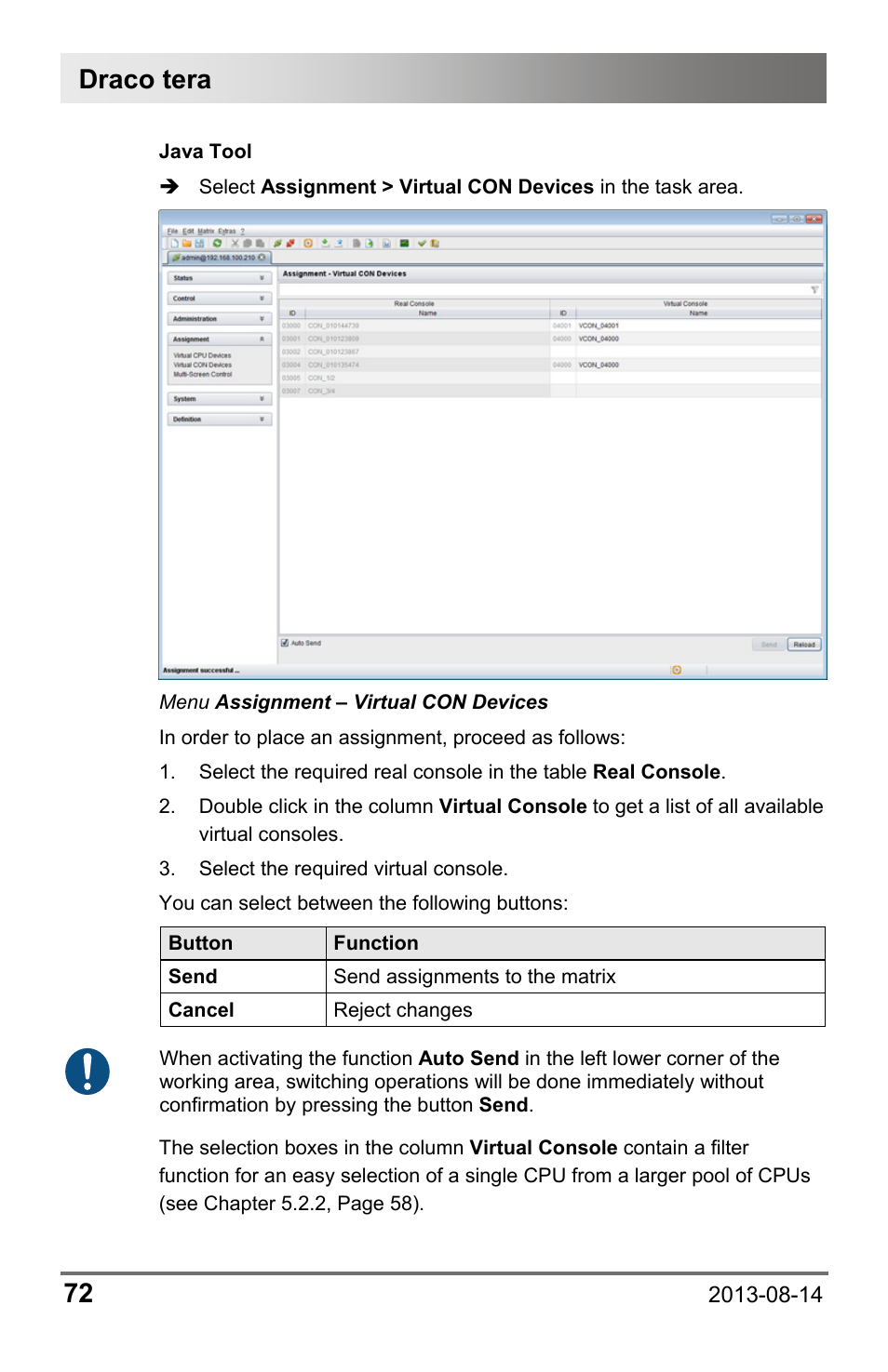 Draco tera 72 | IHSE USA 480c Series Draco tera compact User Manual | Page 72 / 199