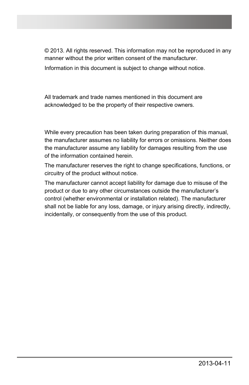Draco u-switch 2 | IHSE USA 476 Series Draco U-Switch User Manual | Page 2 / 35