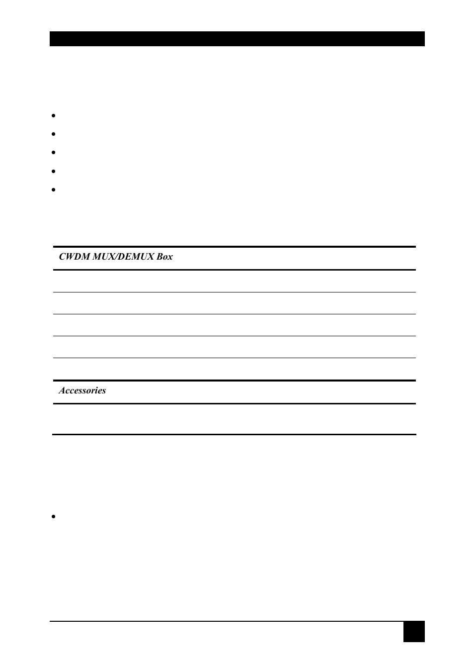 4 features, 5 product range, 6 compatibility | Overview | IHSE USA 470 Series CWDM MUX/DEMUX User Manual | Page 9 / 18