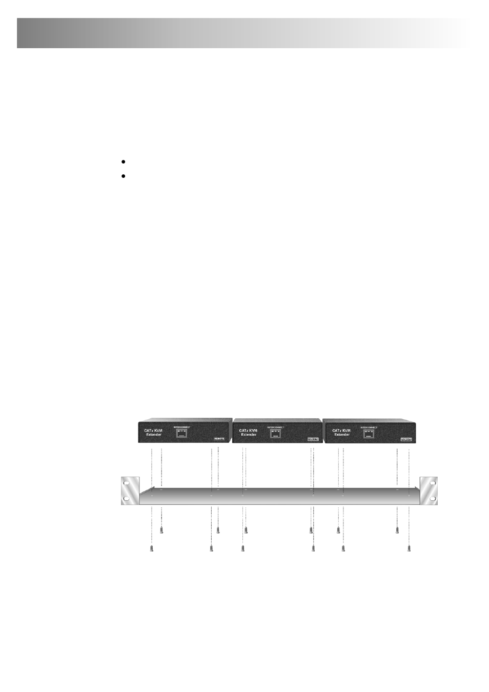 Appendix b: rack mount options | IHSE USA R434-91 Series SDLink Rackmount Hubs User Manual | Page 50 / 63