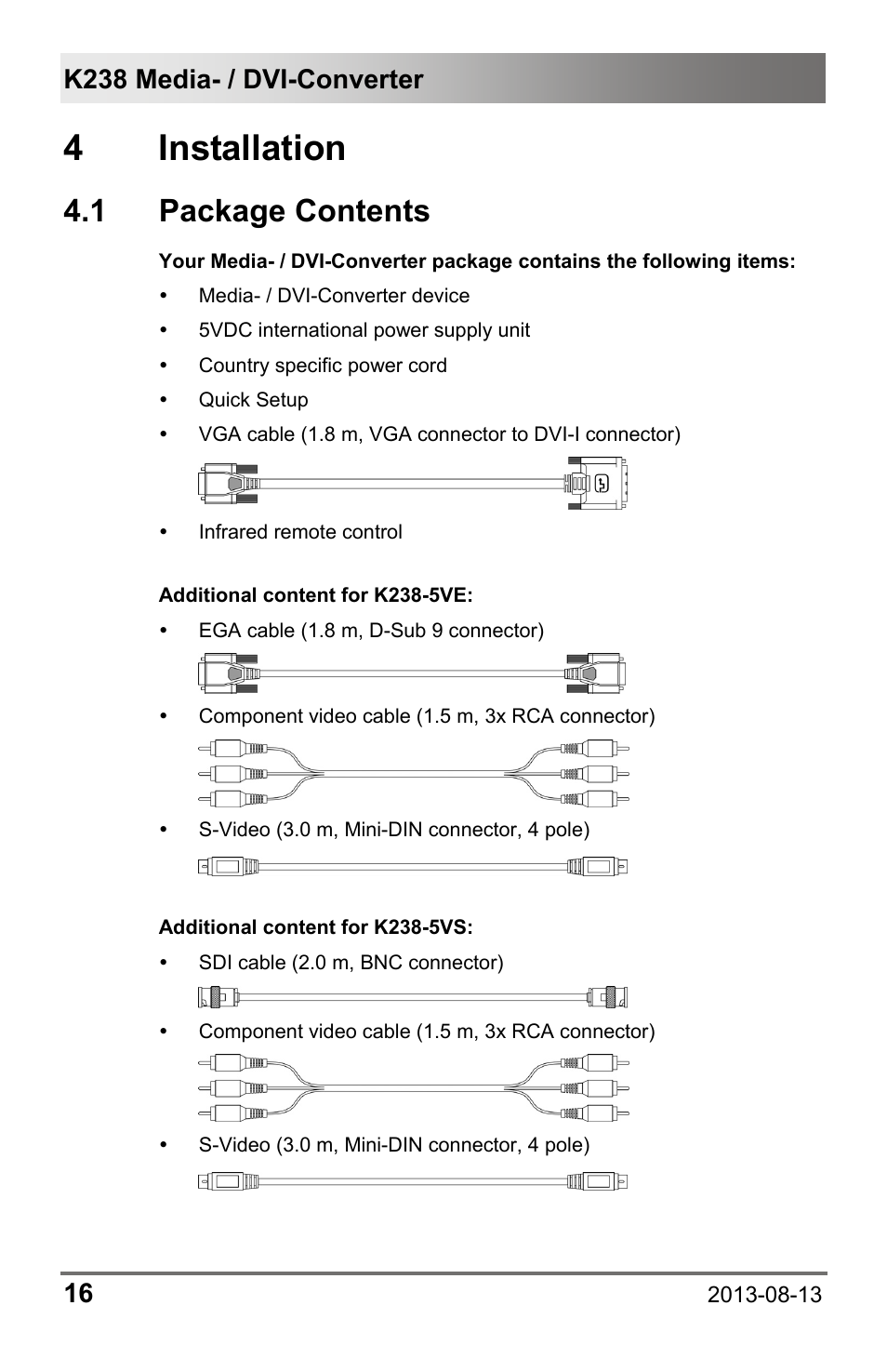 IHSE USA 238 Series Media Converter User Manual | Page 16 / 64